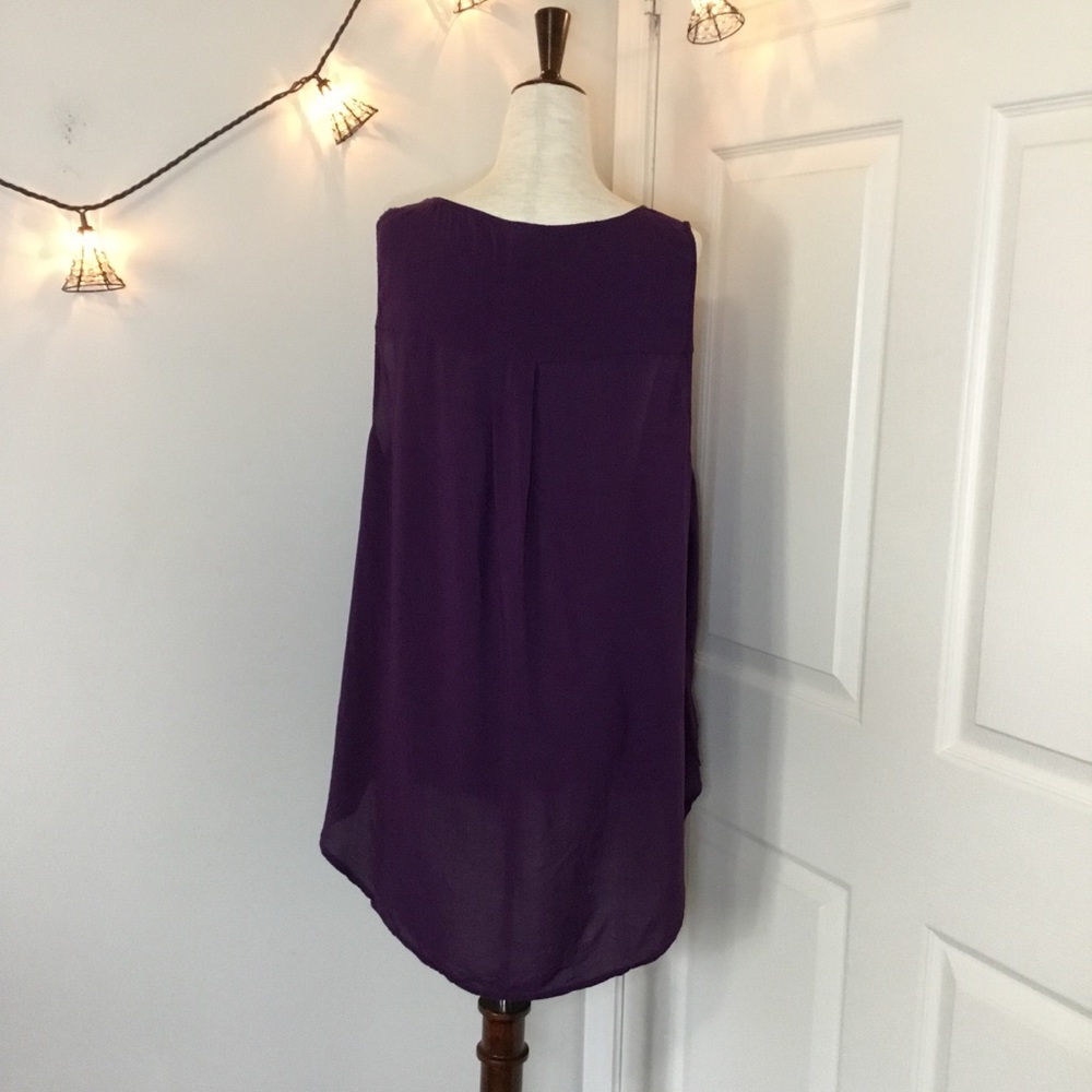Torrid Tank Purple - 2 - Picture 3 of 3